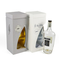 Boîte cadeau de luxe personnalisée pour vin, emballage en carton pliable avec tiroir pour bouteilles rouges et blanches, vente en gros directe d'usine