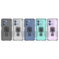 Coque de téléphone portable antichoc magnétique étanche en TPU style urbain avec support anneau 360° – Housse Premium pour Redmi