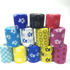 Venda elástica autoadhesiva de 2.5cmX4.5m de grado médico para cintura, codos, tobillos, muñecas, rodillas, certificada CE, opciones multicolor. - Product Image 2