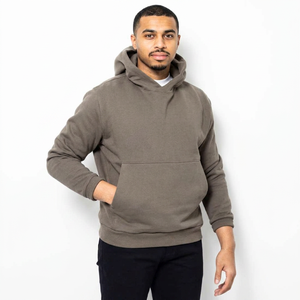 100% Cotton High Quality Streetwear 400gsm Luxury Hoodies Custom <b>Oversized</b> Drop Shoulder <b>Hoodie</b> for winter - Product Image 1