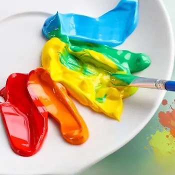 Yaratıcı 44 renk şişe el boyalı akrilik boya 300ml sanat renk boyama kroki öğrenci DIY suluboya boya
