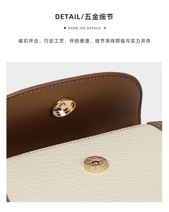 Sacs à main de luxe pour femmes, sacs à bandoulière en cuir véritable de créateurs de mode - Product Image 2