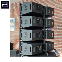 Haut-parleurs passifs Hzaudio LA3 Dual 10 pouces 3 voies en néodyme, système de sonorisation professionnel pour DJ extérieur 500W 8 Ohm