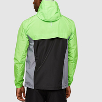 Veste coupe-vent légère imprimée pour le sport, imperméable, anti-transpiration, séchage rapide, extensible dans quatre directions, fermeture éclair intégrale