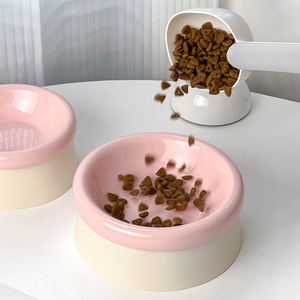 Tazones para Mascotas de Cerámica con Diseño Nuevo 2026, Venta al por Mayor de Fábrica, Tazones Elevados para Comida y Agua para Gatos, Tazón de Cerámica Seguro para Gatos, Perros Pequeños y Gatitos - Product Image 5