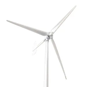 家用工厂自由能3法兰叶片发电机高效卧式风力发电机