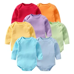 Wholesale Baby Clothes Onesie Sleepsuit Organic Cotton Baby Rompers Bodysuits