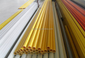 Tube flexible de fibre de verre de haute qualité profils FRP lisses tente de sport moulée industrielle de haute résistance taille de coupe excellente - Product Image 6