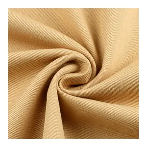 100% Organic Cotton Woven Twill Fabric Mercerized Cotton Fabric For Fashion Man's Textils Clothing
