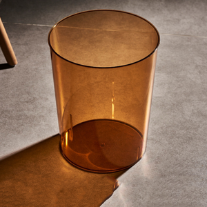 Household Transparent <strong>Trash</strong> Can Light Luxury Paper Basket Lidless <strong>Trash</strong> Can Living Room Simple Large Capacity Waste Paper Can - Product Image 4