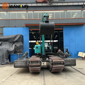 Chine prix d'usine <span class=keywords><strong>Caterpillar</strong></span> Swamp Buggy pelle amphibie <span class=keywords><strong>de</strong></span> dragage avec ponton flottant - Product Image 4