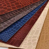 Papier de luxe en pâte de bois pure, imitation cuir, texture crocodile UV, pour emballage cadeau