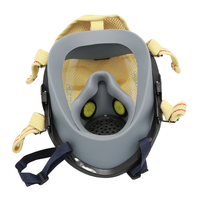 Masque facial complet EN136 Ayon avec grande visière transparente pour les pompiers, appareil respiratoire autonome, sauvetage des pompiers