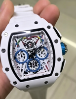 Modische Herren Sportuhr Luxus Chronograph Mechanische Herren Armbanduhr