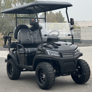 Carrito de Golf de 4 Asientos, Vehículo de Cuatro Ruedas, Carritos de Golf <span class=keywords><strong>Todoterreno</strong></span>, Carrito de Golf <span class=keywords><strong>Todoterreno</strong></span> de Cuatro Ruedas con Asientos Plegables - Product Image 6