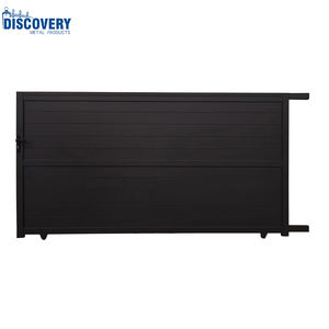 Puertas de Reja Modernas de Aluminio, Puertas de Celosía, Puerta Corredera Eléctrica de Aluminio <span class=keywords><strong>para</strong></span> Exteriores de Casa o Villa - Product Image 3