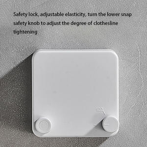 Línea de lavandería retráctil Invisible Cable de acero inoxidable 304 para Hotel, hogar, balcón, baño, <span class=keywords><strong>tendedero</strong></span> sin Taladro - Product Image 3