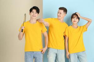 Wholesale <strong>Customizable</strong> Men's Short Sleeve Polyester/Cotton Camisetas-Blank Design with Digital Print Regular Fit - Product Image 2