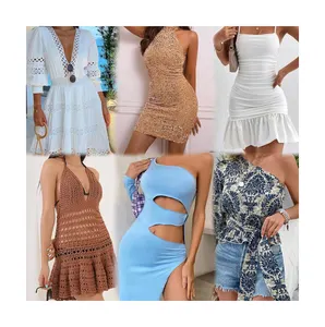 Của phụ nữ quần áo Tops bán buôn số lượng lớn quần áo may mặc cổ Dresses Áo Tắm áo cánh