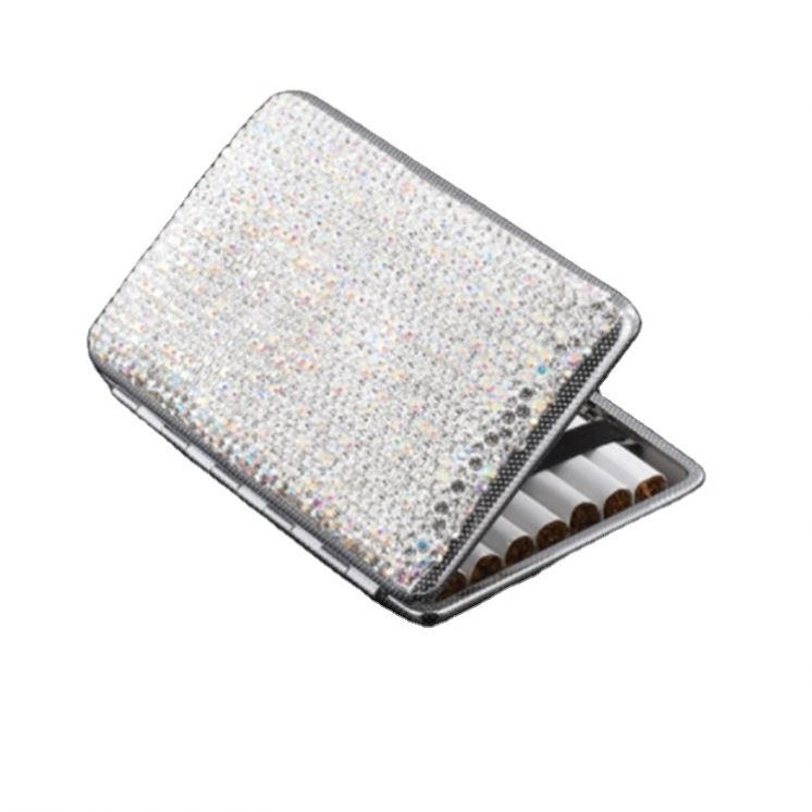 Индивидуальный высококачественный мужской и женский футляр для сигарет, футляр для сигарет с кристаллами и бриллиантами, футляр для сигарет со стразами