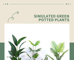 Grand Arbre Artificiel Monstera <span class=keywords><strong>Albo</strong></span> Vert en Plastique Durable pour Décoration d'Intérieur - Product Image 3