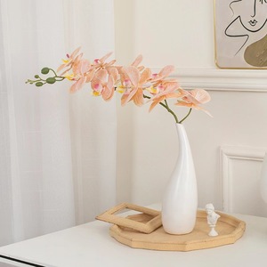 Orchidées Phalaenopsis artificielles 3D imprimées transfrontalières à 9 têtes, fleurs réalistes en soie pour la décoration de la maison et de mariage - Product Image 2