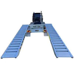 2.3meter 4Ton DXP for rubber wheel machinery Forklifts aluminum loading ramp slope