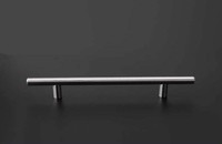Poignées de meubles HM4206 en acier inoxydable SUS304, design moderne, couleur argent/noir, petites, pour chambre, hôtel, extérieur, commodes, tiroirs, armoires, penderies