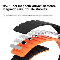 Correa de Silicona de Doble Color para Huawei, Samsung, Xiaomi, 22mm, 20mm, Correa de Reloj Magnética Deportiva Universal Transpirable