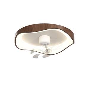 Lámpara de <span class=keywords><strong>Techo</strong></span> Moderna y Sencilla de Plástico para Estudio, 6000K Luz Diurna, Espectro Completo, Protección Ocular, Fuente de Luz LED Integrada, Ventilador para Sala de Estar - Product Image 5