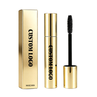 Mascara Volumisant 5D Or de Haute Qualité Personnalisable, Nouvelle Formule, Marque Privée, Imperméable, Cils Longs avec Sérum de Croissance