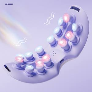 Máscara de dormir con vibración eléctrica inteligente portátil, bolsa de cuidado de ojos, máquina masajeadora, 16 contactos de masaje de silicona magnéticos - Product Image 6