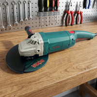 Meuleuse d'angle 2300W, outil électrique industriel robuste pour la découpe, le polissage et le meulage du métal, 180mm 230mm
