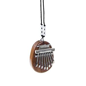 8 Key Mini Kalimba exquisite <strong>Finger</strong> <strong>Thumb</strong> Piano Marimba Musical good accessory Pendant Gift - Product Image 4