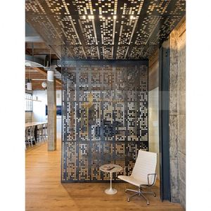 ANN5189 Customized Modern Durable Stainless Steel Coated Printed Multi-Functional <b>Decorative</b> <b>Screen</b> Divider Frame Structure - Product Image 3