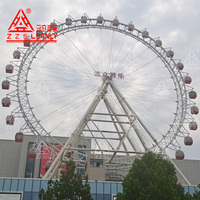Grande Roue de Fête Foraine, Équipement de Jeux Extérieurs, Manège à Vendre, Certifié CE, Construction en Acier et Aluminium