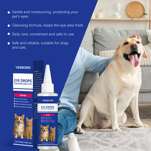 Dissolvant de taches oculaires pour animaux de compagnie gouttes chien chat élimine les larmes nettoyant lavage soulage l'irritation - Product Image 2