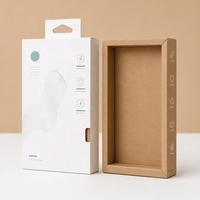 Boîtes en papier imprimées personnalisées avec suspension Boîte d'emballage pour chargeur de câble USB avec fenêtre en PVC Accessoires de téléphone Emballage électronique en kraft