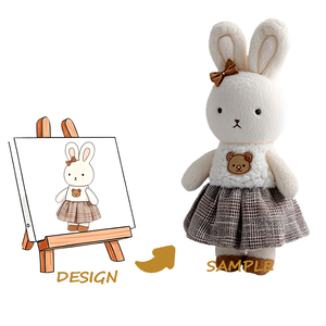 Llavero de Peluche de Mono Súper Suave Personalizado con Cremallera, Peluche de Tamaño Humano, Relleno de Algodón PP, Material de Poliéster - Product Image 1