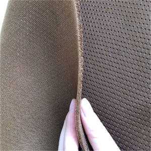 <span class=keywords><strong>Tissu</strong></span> en maille polyester sandwich à trois couches de couleur <span class=keywords><strong>noir</strong></span> doré, fabrication sur mesure, <span class=keywords><strong>tissu</strong></span> en maille 3D respirant - Product Image 5