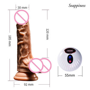 <span class=keywords><strong>Dildo</strong></span> Realistis 3 Frekuensi Teleskopik Berputar 10 Frekuensi Getaran Remote Control <span class=keywords><strong>Vibrator</strong></span> <span class=keywords><strong>Dildo</strong></span> Elektrik Raksasa - Product Image 5
