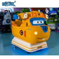 Machine de jeu d'arcade d'intérieur pour enfants Avion Super Wings-Donnie Coin Operated Kiddie Ride for Game Centers Made Durable Fiberglass