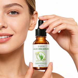 Sérum Visage à l'Aloe Vera, Acide Hyaluronique, Vitamine E et Squalane pour Réparation Profonde, Peaux Sensibles à Tendance Acnéique, Apaisant et <span class=keywords><strong>Anti</strong></span>-Rougeurs - Product Image 6