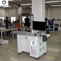 Machine de marquage laser à fibre à grand format personnalisée avec scanner double galvo pour matériaux métalliques et non métalliques 50W/100W JPT