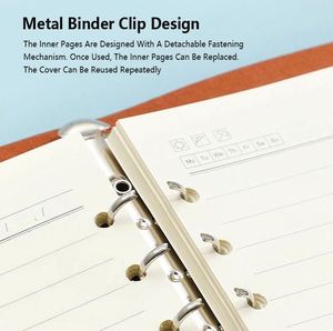 Carnet de notes/agenda A5 en cuir à couverture rigide avec reliure cousue et impression personnalisée, idéal pour un cadeau - Product Image 3