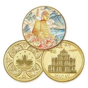 Moneda Conmemorativa Personalizable de Aleación de Zinc Metálica en Blanco con Logotipo 3D Grabado, Monedas Personalizadas - Product Image 3