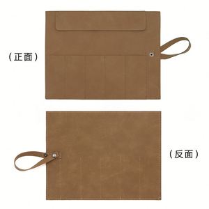 Elegante Estuche Protector Enrollable de Piel Sintética, Estuche de Almacenamiento Vintage para 5 Relojes, para Viajes y Regalos, con Logotipo Personalizado - Product Image 5