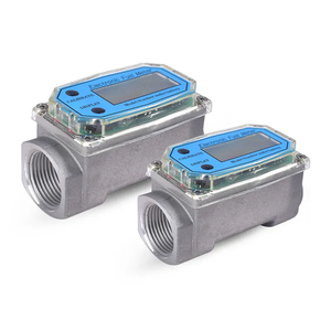 Pulser pengukur aliran Digital, meteran aliran Digital dengan presisi tinggi untuk pengukur aliran air bahan bakar minyak dengan layar LCD - Product Image 1