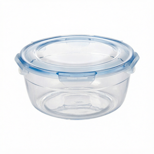 Ensemble de contenants alimentaires en verre, verre borosilicate de haute qualité, boîte à lunch pour la préparation des repas avec couvercles hermétiques, compatible micro-ondes, congélateur, sans BPA - Product Image 1