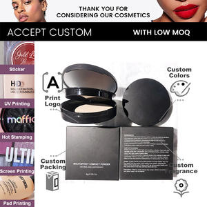 OEM Private Your Logo Acabado mate <span class=keywords><strong>Polvo</strong></span> facial <span class=keywords><strong>Maquillaje</strong></span> <span class=keywords><strong>Polvo</strong></span> compacto Piel oscura <span class=keywords><strong>Polvo</strong></span> de ajuste facial - Product Image 4